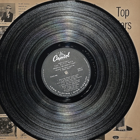 THE MUSIC MAN Original Broadway Cast Album 1957 Capitol WA0990 Robert Preston - Picture 13 of 13